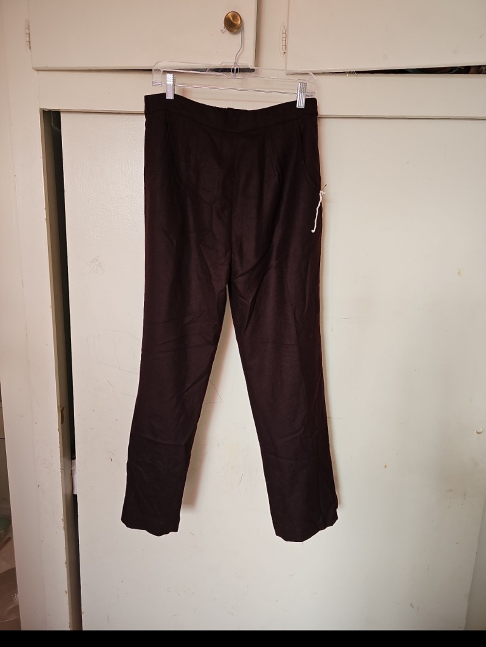 Women's Black Straight-Leg Pants